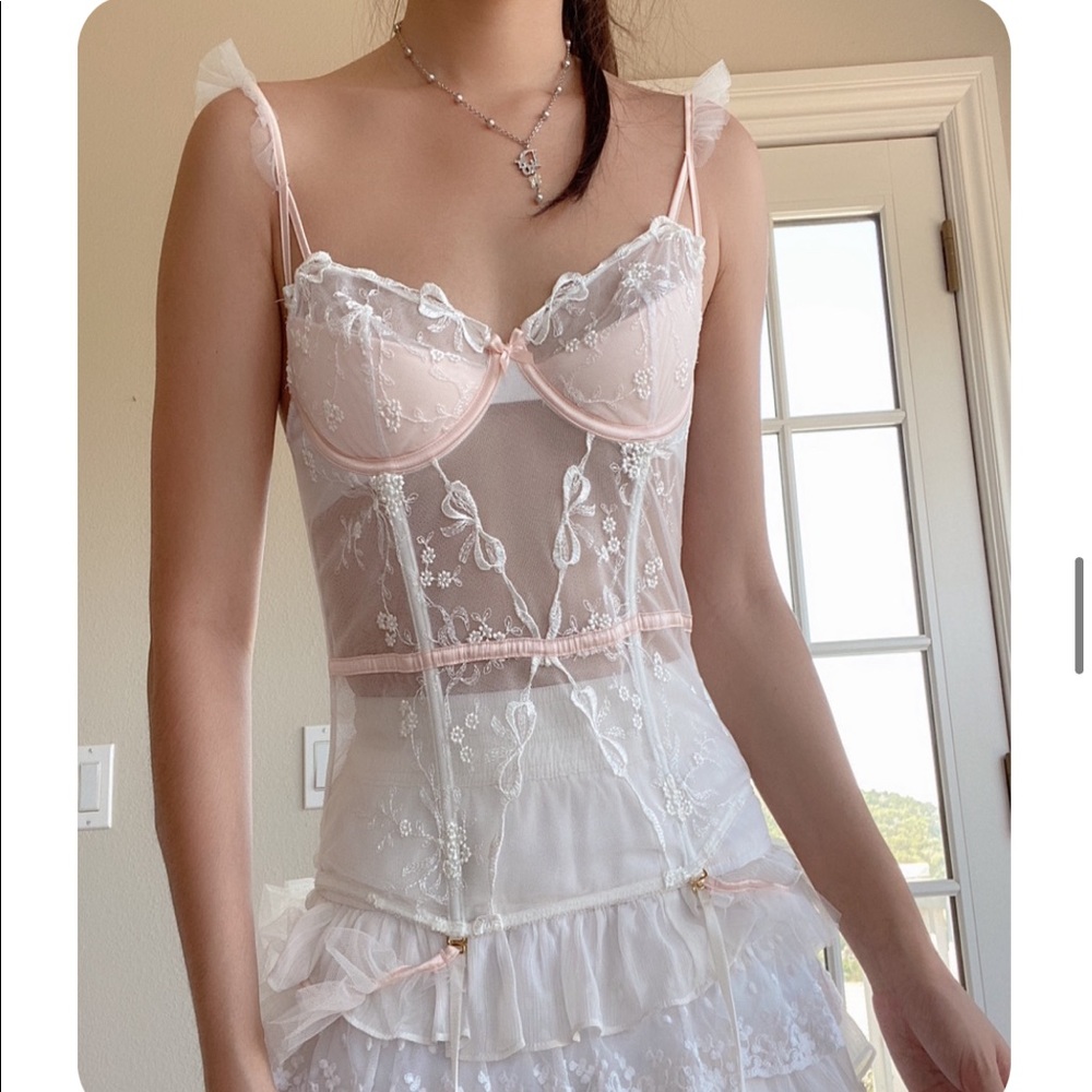 Vintage Victoria’s Secret Lace Bustier Corset